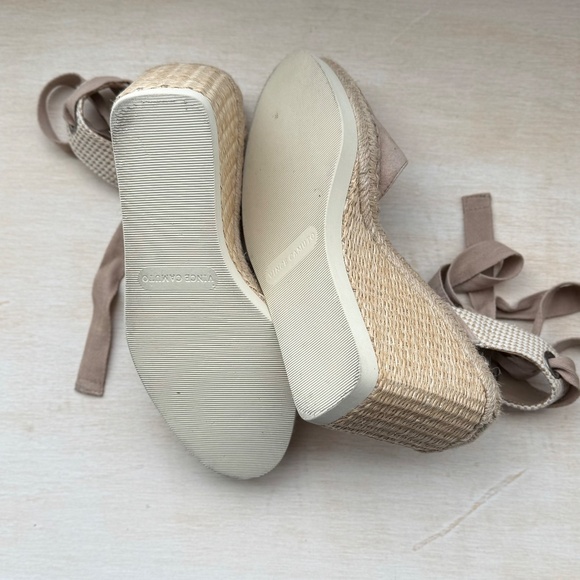 Vince Camuto Women's Truffle Taupe Bendsen Wedge Sandals Size 8 - Picture 7 of 9